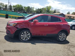 2017 Buick Encore Preferred z VIN KL4CJESB7HB044836, wystawiony jako Copart lot #62586205 z przebiegiem 86 040 mil mil oraz Szkoda całkowita • Salvage title. Historia ofert i sprzedaży dostępna na DreamBid. Obrazek 1.