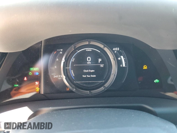2022 Lexus ES 300h F Sport with VIN 58AGA1C1XNU015664, listed as a Copart auction lot 48647905 with 24,173 mi miles and Salvage title. Bid and sale history available at DreamBid. Image 9.