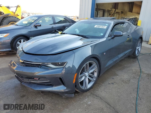 2017 Chevrolet Camaro 1LT with VIN 1G1FB1RS7H0136242, listed as a Copart auction lot 64687832 with 51,574 mi miles. Bid and sale history available at carsss.com. Image 2.
