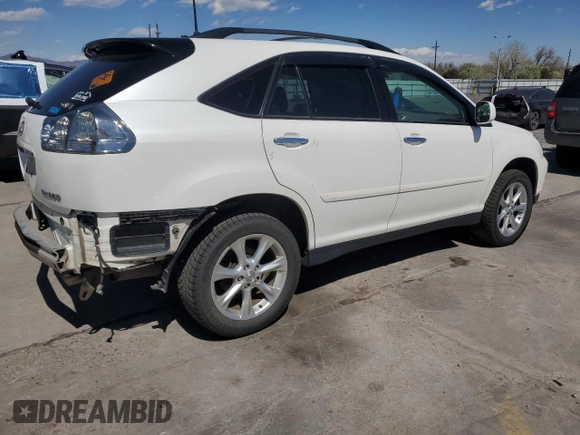 2008 Lexus RX with VIN 2T2HK31U48C082439, listed as a Copart auction lot 53052075 with 127,501 mi miles and Salvage Title. Bid and sale history available at carsss.com. Image 3.