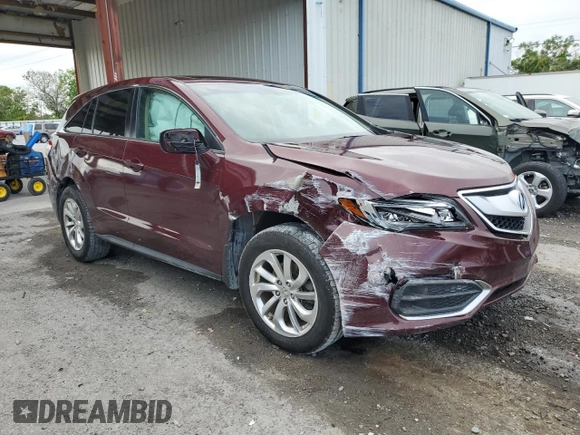 2018 Acura RDX Technology with VIN 5J8TB3H5XJL002817, listed as a Copart auction lot 59493895 with 107,378 mi miles and Salvage title. Bid and sale history available at DreamBid. Image 4.