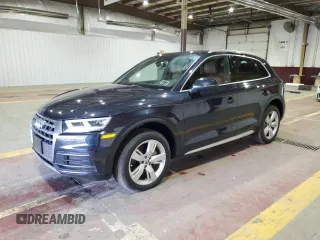 2018 Audi Q5 Premium Plus with VIN WA1BNAFY3J2219015, listed as a Copart auction lot 51166475 with 81,933 mi miles and Salvage Title. Bid and sale history available at carsss.com. Image 1.