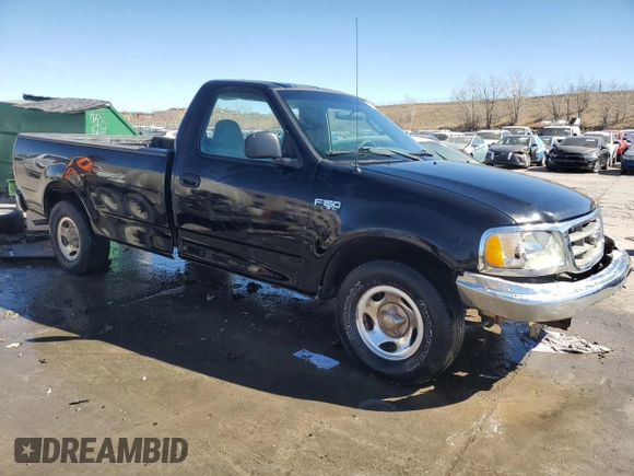 2002 Ford F-150 XL with VIN 1FTRF17222NB03008, listed as a Copart auction lot 46364635 with 136,298 mi miles and Salvage Title. Bid and sale history available at carsss.com. Image 4.
