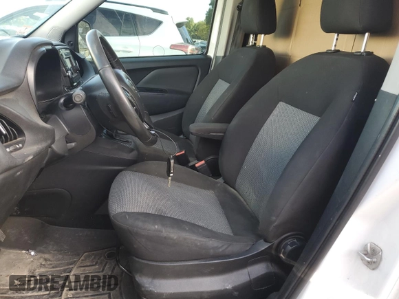 2017 Ram ProMaster City Cargo Tradesman with VIN ZFBERFAB7H6D70133, listed as a Copart auction lot 73535244 with 114,698 mi miles and Salvage Title. Bid and sale history available at DreamBid. Image 7.