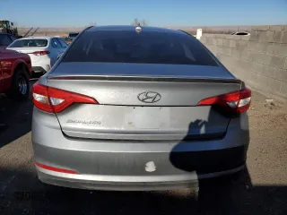 2015 Hyundai Sonata 2.4L SE with VIN 5NPE24AF7FH186609, listed as a Copart auction lot 46328055 with Not Provided miles and Salvage Title. Bid and sale history available at carsss.com. Image 6.