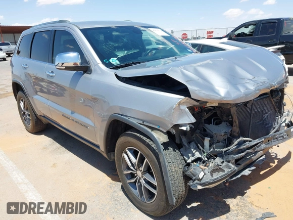2018 Jeep Grand Cherokee Limited with VIN 1C4RJEBG9JC369953, listed as a IAAI auction lot 42174372 with 125,660 mi miles and . Bid and sale history available at DreamBid. Image 1.