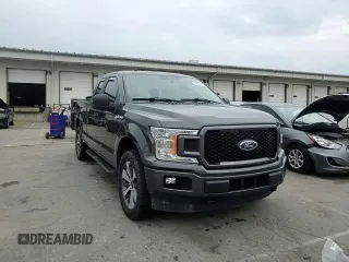 2019 Ford F-150 XL with VIN 1FTEX1EP9KKC47098, listed as a Copart auction lot 60653275 with 104,823 mi miles and Salvage title. Bid and sale history available at DreamBid. Image 13.