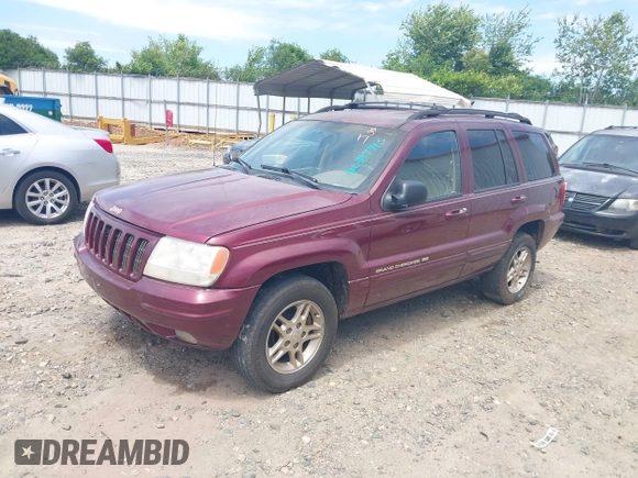 1999 Jeep Grand Cherokee Limited with VIN 1J4G268S5XC529951, listed as a IAAI auction lot 42317713 with 188,001 mi miles and . Bid and sale history available at DreamBid. Image 2.