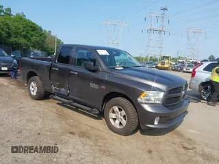 2018 Ram 1500 Express with VIN 1C6RR7FT3JS218244, listed as a IAAI auction lot 42452712 with 80,610 mi miles and . Bid and sale history available at DreamBid. Image 1.
