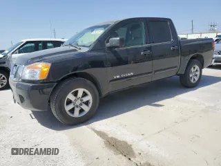 2009 Nissan Titan SE with VIN 1N6BA07D89N302146, listed as a Copart auction lot 43933125 with 184,892 mi miles and Salvage title. Bid and sale history available at DreamBid. Image 1.