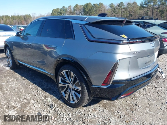 2024 Cadillac LYRIQ Luxury z VIN 1GYKPSRL0RZ127699, wystawiony jako IAAI lot #41358921 z przebiegiem 1114 mil mil oraz . Historia ofert i sprzedaży dostępna na DreamBid. Obrazek 3.