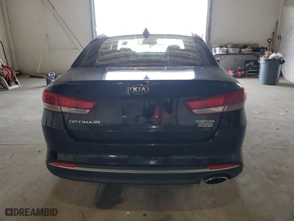 2018 Kia Optima LX with VIN 5XXGT4L39JG236133, listed as a Copart auction lot 52265435 with 172,381 mi miles and Clean Title. Bid and sale history available at carsss.com. Image 6.
