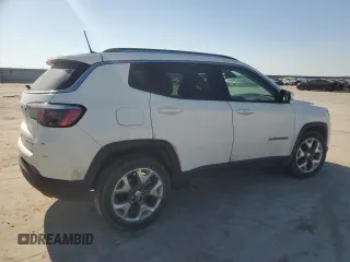 2020 Jeep Compass Limited with VIN 3C4NJCCB0LT229707, listed as a Copart auction lot 47611795 with 95,980 mi miles and Salvage Title. Bid and sale history available at DreamBid. Image 3.