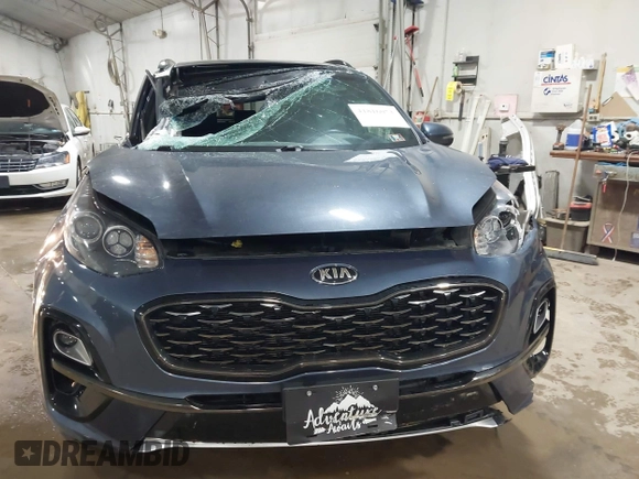 2020 Kia Sportage S with VIN KNDP6CAC1L7689940, listed as a IAAI auction lot 41816073 with 63,878 mi miles. Bid and sale history available at carsss.com. Image 12.