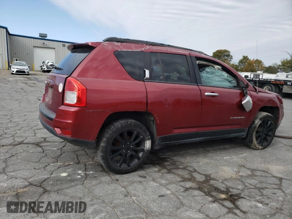 2012 Jeep Compass Latitude with VIN 1C4NJCEB7CD678529, listed as a Copart auction lot 76044044 with 167,218 mi miles and Salvage Title. Bid and sale history available at carsss.com. Image 3.