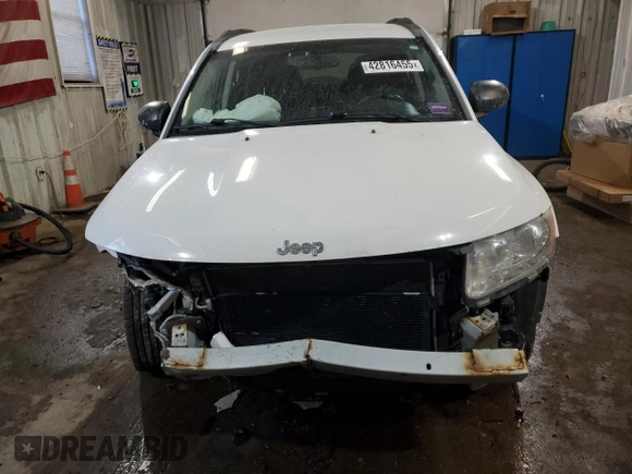 2013 Jeep Compass Sport with VIN 1C4NJCBA3DD102577, listed as a Copart auction lot 42816455 with 157,654 mi miles and Salvage Title. Bid and sale history available at carsss.com. Image 5.