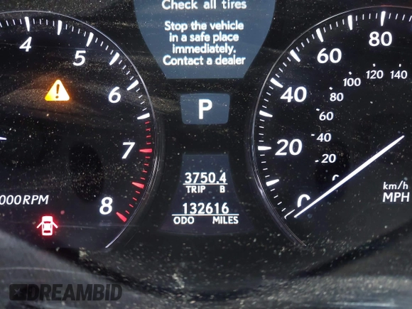 2008 Lexus LS 460 z VIN JTHBL46F285057509, wystawiony jako IAAI lot #41226492 z przebiegiem 132 616 mil mil oraz . Historia ofert i sprzedaży dostępna na DreamBid. Obrazek 7.