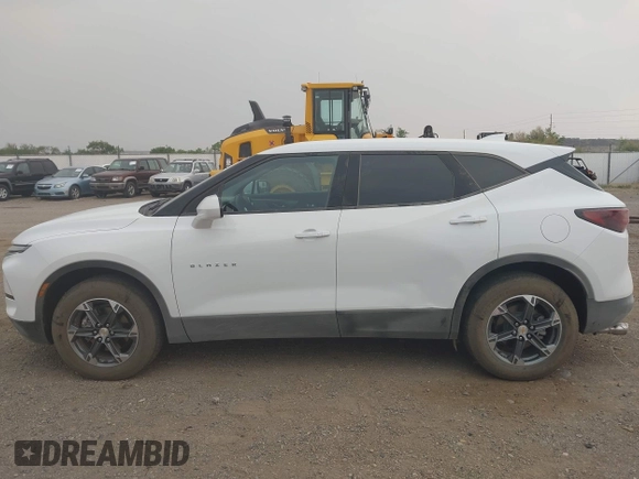 2025 Chevrolet Blazer LT with VIN 3GNKBHR46SS129936, listed as a IAAI auction lot 42761321 with 15,095 mi miles and . Bid and sale history available at DreamBid. Image 14.