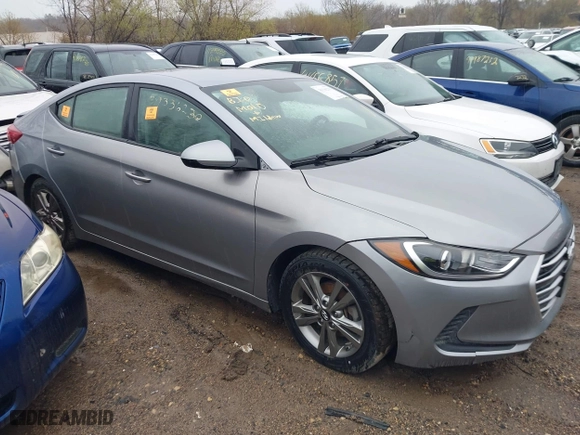 2017 Hyundai Elantra SE with VIN 5NPD84LF9HH100887, listed as a IAAI auction lot 39336230 with 78,831 mi miles. Bid and sale history available at carsss.com. Image 1.