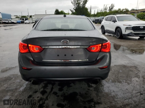 2017 Infiniti Q50 Signature Edition z VIN JN1EV7AR0HM834855, wystawiony jako Copart lot #59423175 z przebiegiem 66 256 mil mil oraz Szkoda całkowita • Salvage title. Historia ofert i sprzedaży dostępna na DreamBid. Obrazek 6.