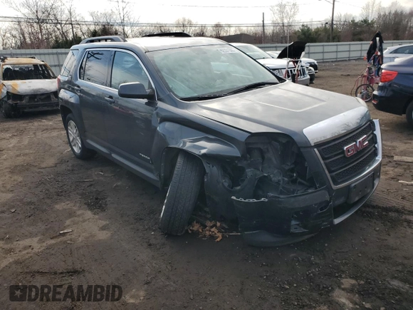 2011 GMC Terrain SLT-1 with VIN 2CTFLVEC2B6392883, listed as a Copart auction lot 52331505 with 186,855 mi miles and Salvage title. Bid and sale history available at DreamBid. Image 4.