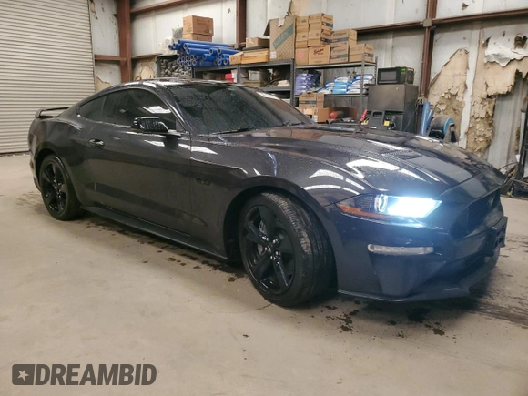 2022 Ford Mustang GT with VIN 1FA6P8CF9N5108637, listed as a Copart auction lot 47894905 with 42,749 mi miles and Clean Title. Bid and sale history available at carsss.com. Image 4.