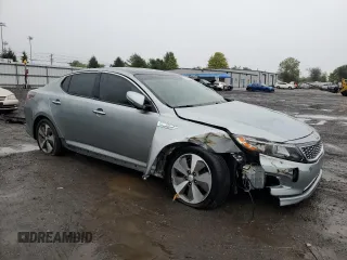 2014 Kia Optima Hybrid EX with VIN KNAGN4AD4E5073906, listed as a Copart auction lot 72960004 with 123,453 mi miles and Salvage Title. Bid and sale history available at carsss.com. Image 4.