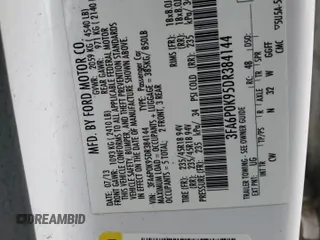 2013 Ford Fusion Titanium with VIN 3FA6P0K95DR384144, listed as a Copart auction lot 49040015 with 228,120 mi miles and Non Repairable. Bid and sale history available at DreamBid. Image 12.