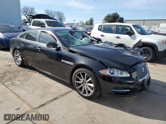 2015 Jaguar XJ with VIN SAJWA1CZXF8V75581, listed as a Copart auction lot 44462825 with 78,171 mi miles and Salvage Title. Bid and sale history available at carsss.com. Image 4.