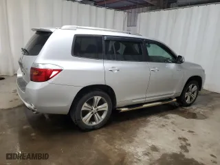 2008 Toyota Highlander Sport with VIN JTEDS43A482048698, listed as a Copart auction lot 49621175 with 214,776 mi miles and Clean Title. Bid and sale history available at carsss.com. Image 3.