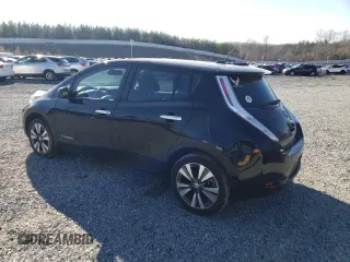 2015 Nissan LEAF SV with VIN 1N4AZ0CP5FC321046, listed as a Copart auction lot 72875012 with 56,265 mi miles. Bid and sale history available at carsss.com. Image 2.