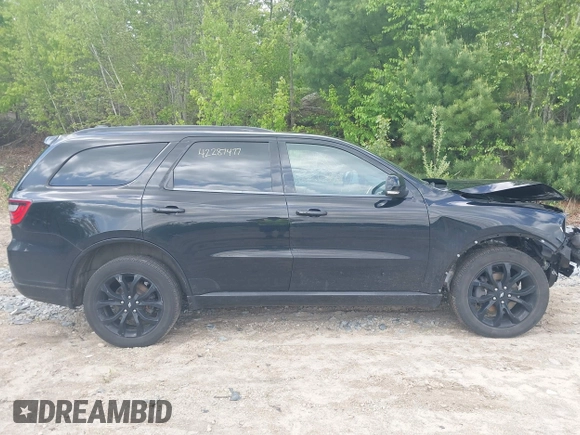 2019 Dodge Durango GT Plus with VIN 1C4RDJDG6KC807035, listed as a IAAI auction lot 42287477 with 62,752 mi miles and . Bid and sale history available at DreamBid. Image 14.