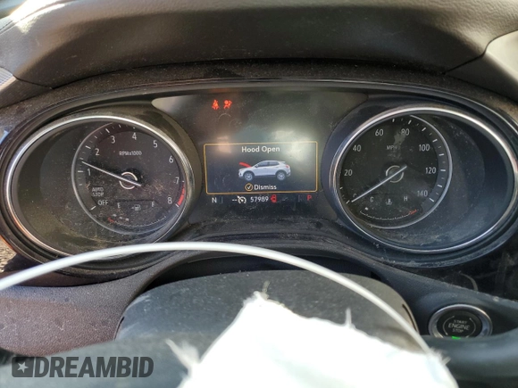 2020 Buick Encore GX Select with VIN KL4MMDS2XLB084388, listed as a Copart auction lot 45205255 with 57,989 mi miles and Salvage title. Bid and sale history available at DreamBid. Image 9.