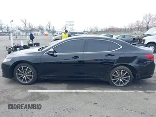 2015 Acura TLX with VIN 19UUB1F3XFA023244, listed as a IAAI auction lot 41890754 with 92,090 mi miles. Bid and sale history available at carsss.com. Image 6.