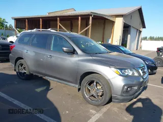 2017 Nissan Pathfinder S with VIN 5N1DR2MN4HC626892, listed as a IAAI auction lot 42860305 with 12,711 mi miles and . Bid and sale history available at DreamBid. Image 1.