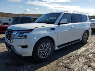 2022 Nissan Armada SL with VIN JN8AY2BA8N9392800, listed as a Copart auction lot 80012624 with 62,475 mi miles and Salvage Title. Bid and sale history available at carsss.com. Image 1.
