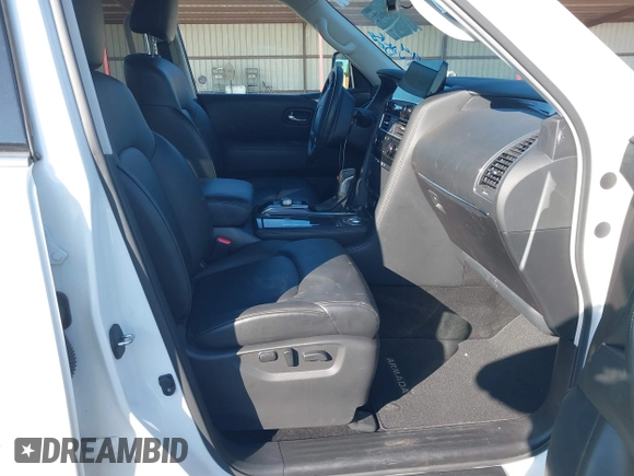 2023 Nissan Armada SV with VIN JN8AY2ACXP9181975, listed as a IAAI auction lot 40301592 with 25,948 mi miles. Bid and sale history available at carsss.com. Image 5.