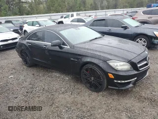 2012 Mercedes-Benz CLS 63 AMG with VIN WDDLJ7EB0CA015681, listed as a Copart auction lot 47734405 with 168,872 mi miles and Salvage title. Bid and sale history available at DreamBid. Image 4.