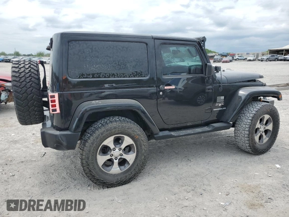 2017 Jeep Wrangler Sahara z VIN 1C4AJWBG8HL547512, wystawiony jako Copart lot #53884095 z przebiegiem 107 260 mil mil oraz Szkoda całkowita • Salvage title. Historia ofert i sprzedaży dostępna na DreamBid. Obrazek 3.