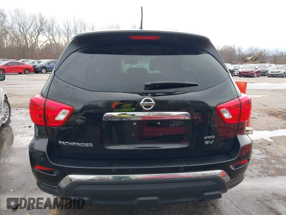 2017 Nissan Pathfinder SL with VIN 5N1DR2MM9HC664948, listed as a IAAI auction lot 41213747 with 93,521 mi miles. Bid and sale history available at carsss.com. Image 16.