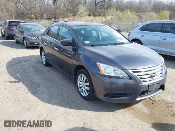 2015 Nissan Sentra SV z VIN 3N1AB7AP9FY234268, wystawiony jako IAAI lot #42041046 z przebiegiem 126 425 mil mil oraz . Historia ofert i sprzedaży dostępna na DreamBid. Obrazek 1.