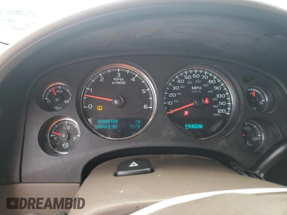 2012 Chevrolet Tahoe LTZ with VIN 1GNSCCE0XCR110507, listed as a Copart auction lot 54269535 with 193,499 mi miles and Salvage title. Bid and sale history available at DreamBid. Image 9.