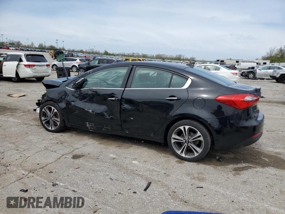 2016 Kia Forte EX z VIN KNAFZ4A88G5550228, wystawiony jako Copart lot #52429665 z przebiegiem 79 698 mil mil oraz Szkoda całkowita • Salvage title. Historia ofert i sprzedaży dostępna na DreamBid. Obrazek 2.