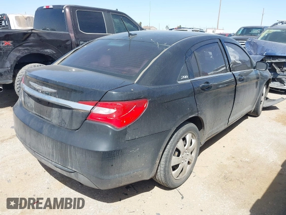 2012 Chrysler 200 LX with VIN 1C3CCBAB1CN222431, listed as a IAAI auction lot 41935571 with 133,561 mi miles. Bid and sale history available at carsss.com. Image 4.
