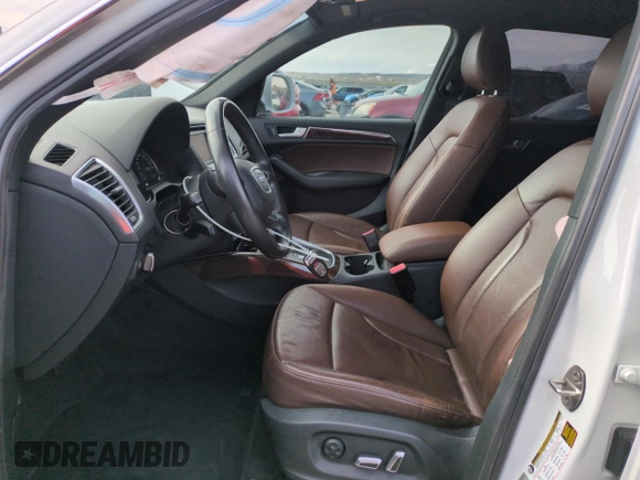 2013 Audi Q5 Premium with VIN WA1CFAFP8DA075903, listed as a Copart auction lot 53667435 with 114,337 mi miles and Salvage title. Bid and sale history available at DreamBid. Image 7.