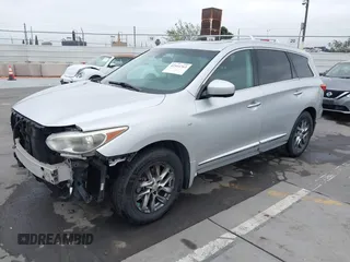 2014 Infiniti QX60 with VIN 5N1AL0MM7EC500070, listed as a IAAI auction lot 42544763 with 189,419 mi miles and . Bid and sale history available at DreamBid. Image 19.