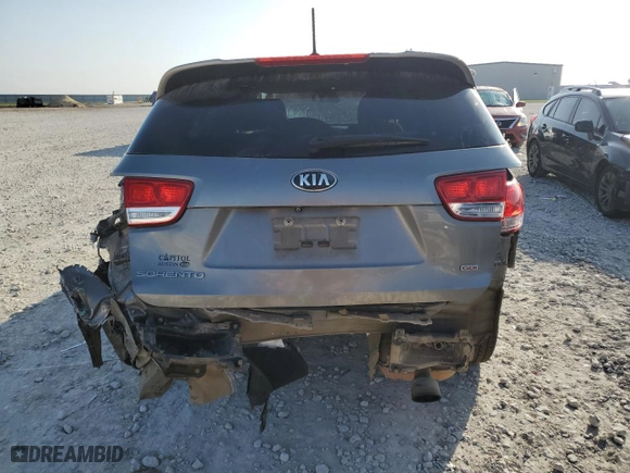 2017 Kia Sorento L with VIN 5XYPG4A33HG259405, listed as a Copart auction lot 49921445 with 128,183 mi miles and Salvage Title. Bid and sale history available at carsss.com. Image 6.