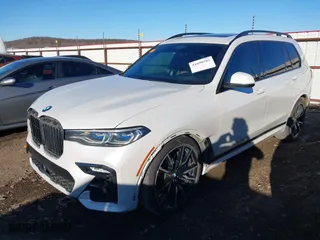 2019 BMW X7 xDrive50i with VIN 5UXCX4C58KLS35656, listed as a IAAI auction lot 41690202 with 91,135 mi miles. Bid and sale history available at carsss.com. Image 19.