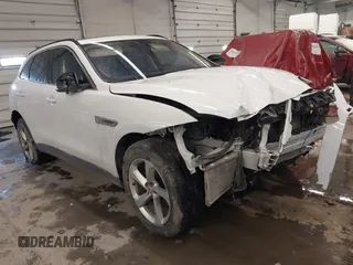2019 Jaguar F-Pace 25t Premium with VIN SADCJ2FX5KA615736, listed as a IAAI auction lot 41495039 with 83,778 mi miles and . Bid and sale history available at DreamBid. Image 1.