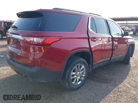 2020 Chevrolet Traverse LT Cloth z VIN 1GNERGKW0LJ253301, wystawiony jako IAAI lot #41942663 z przebiegiem Nie podano mil oraz . Historia ofert i sprzedaży dostępna na DreamBid. Obrazek 4.